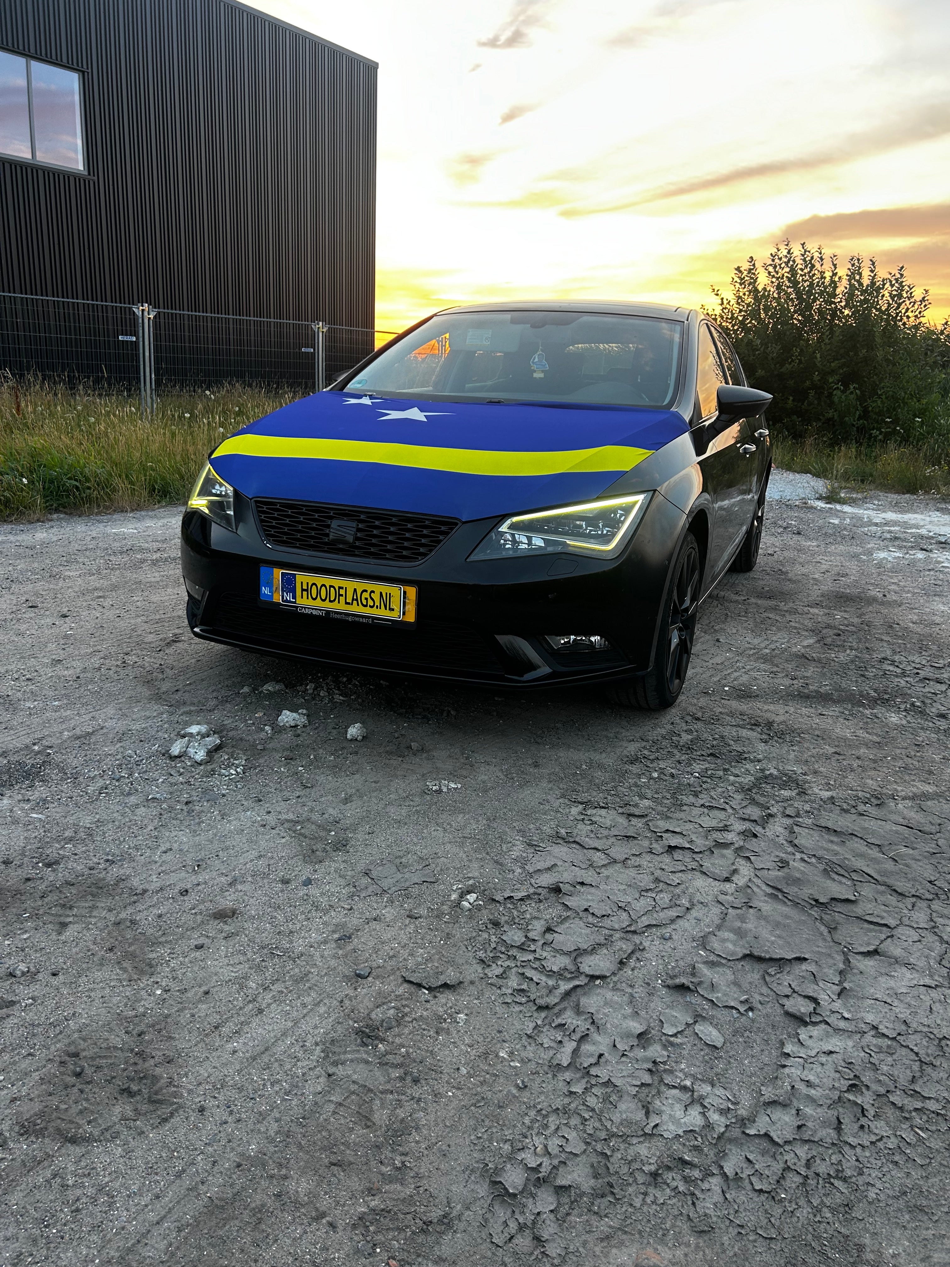 •	Motorkapvlag Curaçao 🇨🇼