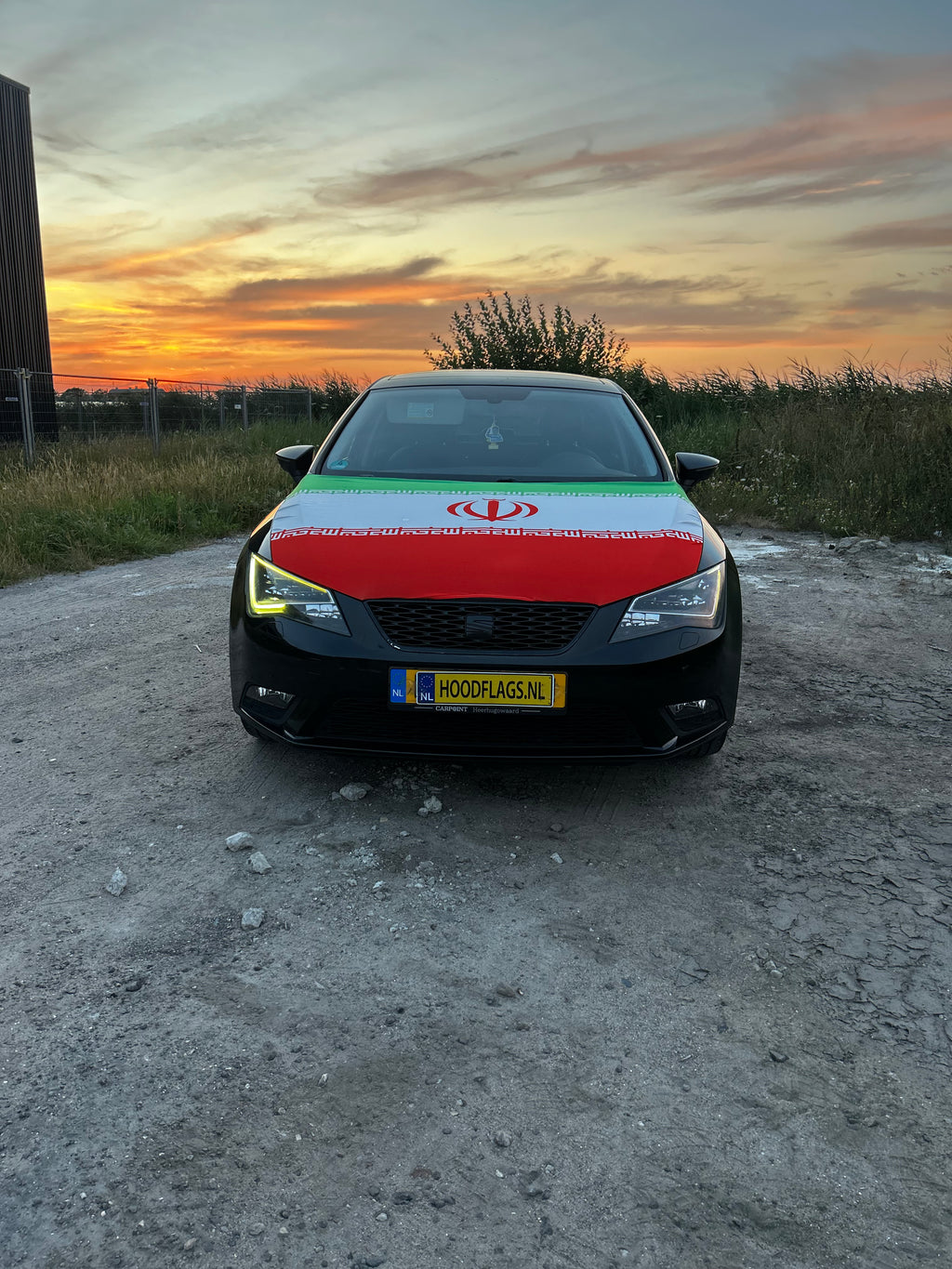 •	Motorkapvlag Iran 🇮🇷