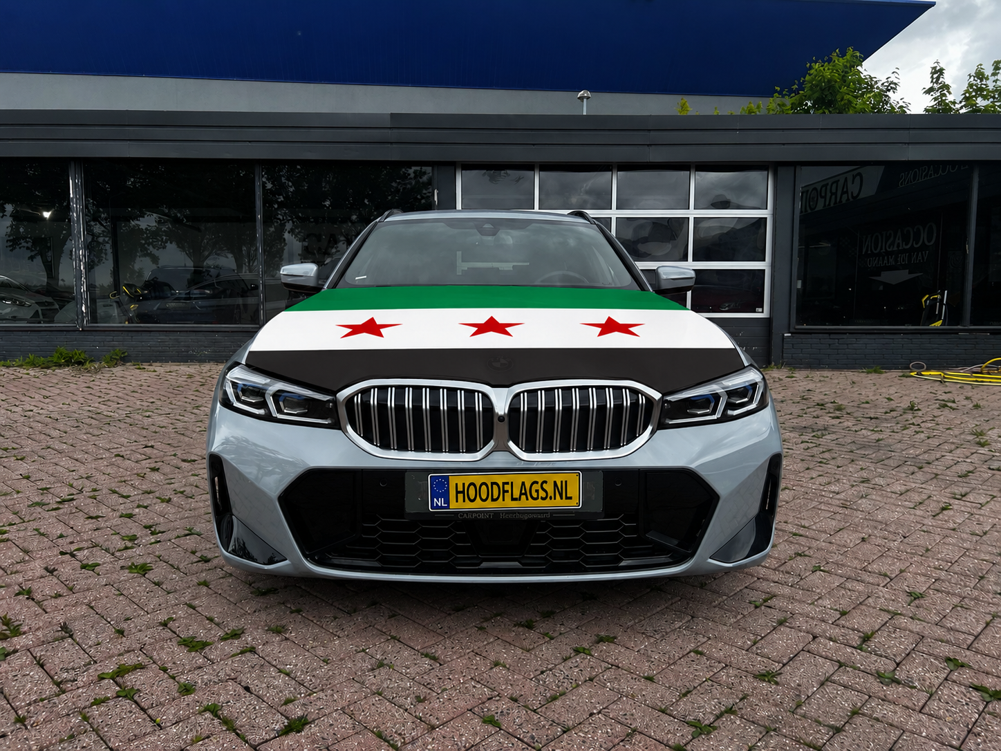 •	Motorkapvlag Syrië 🇸🇾