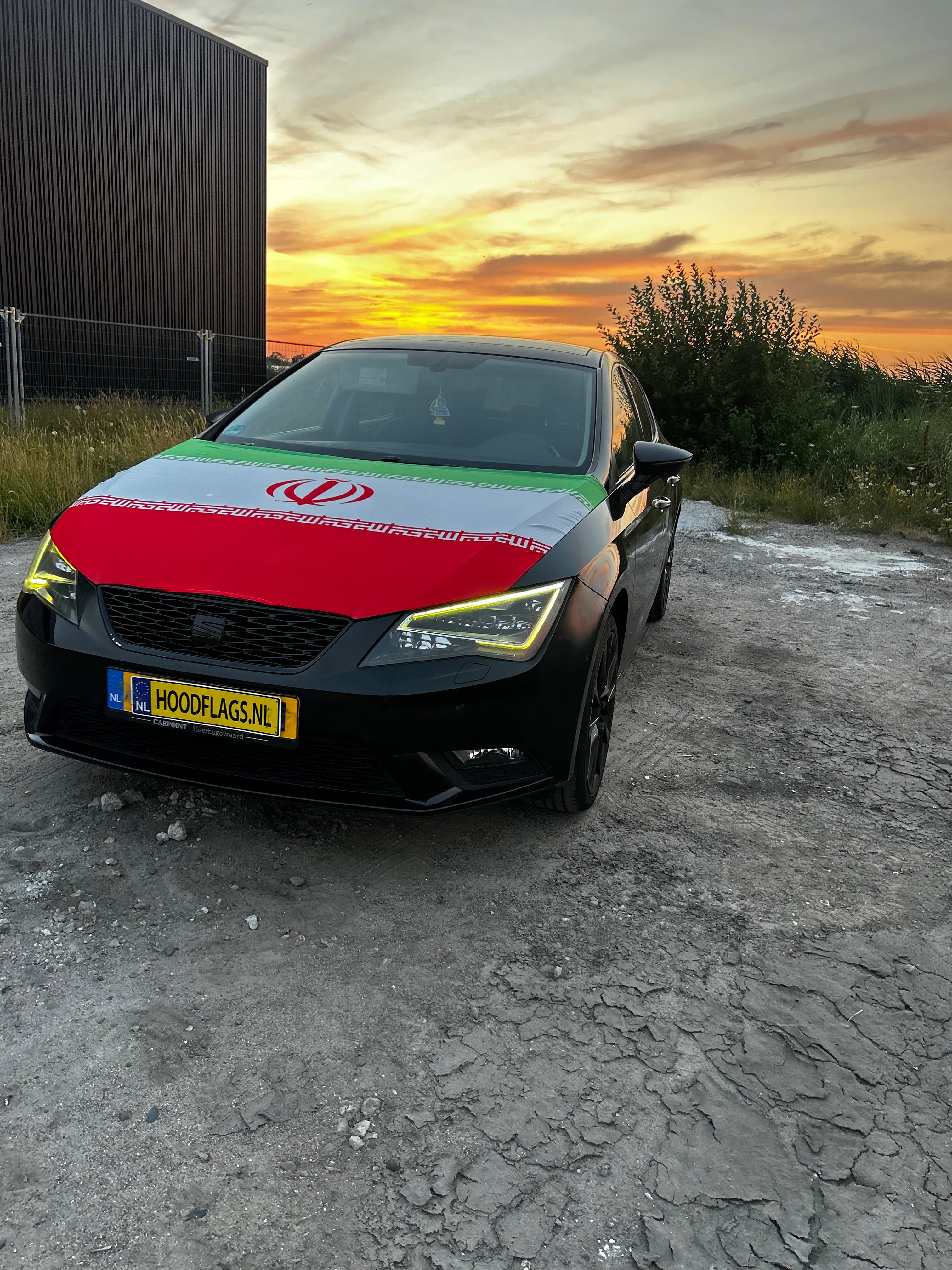•	Motorkapvlag Iran 🇮🇷