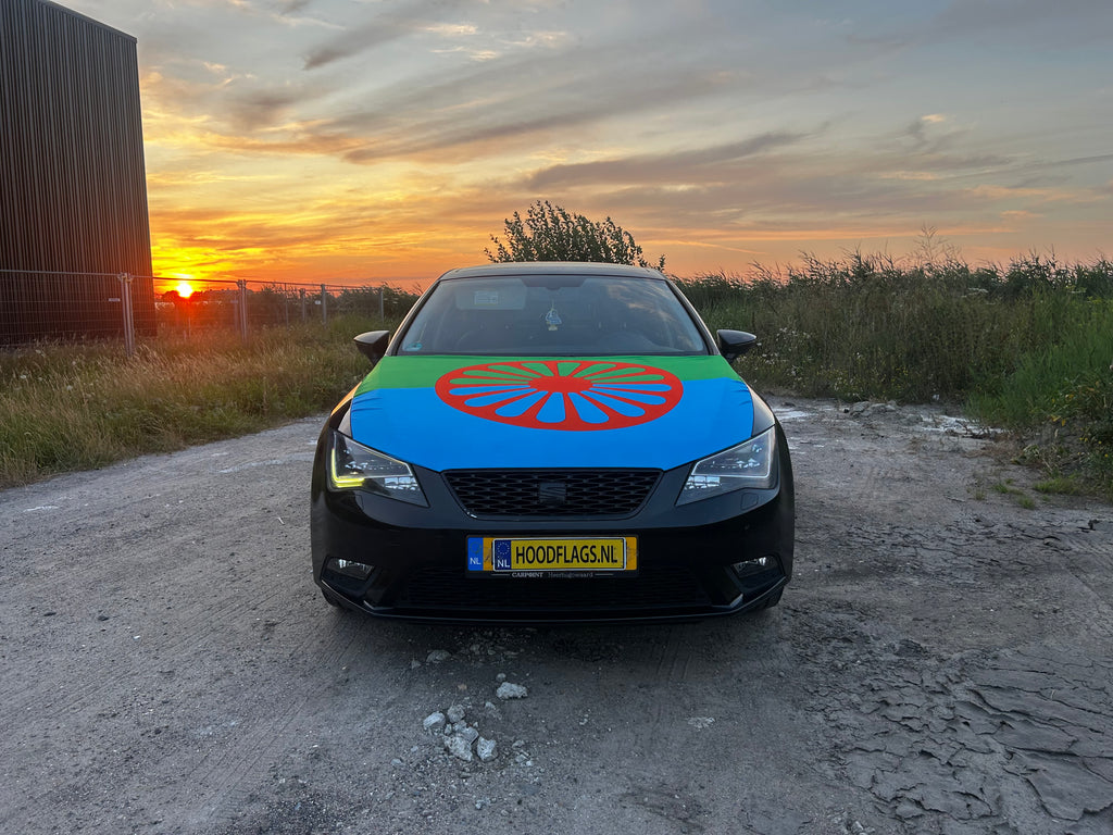 •	Motorkapvlag Reizigers